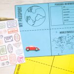 Make a passport. - games for children