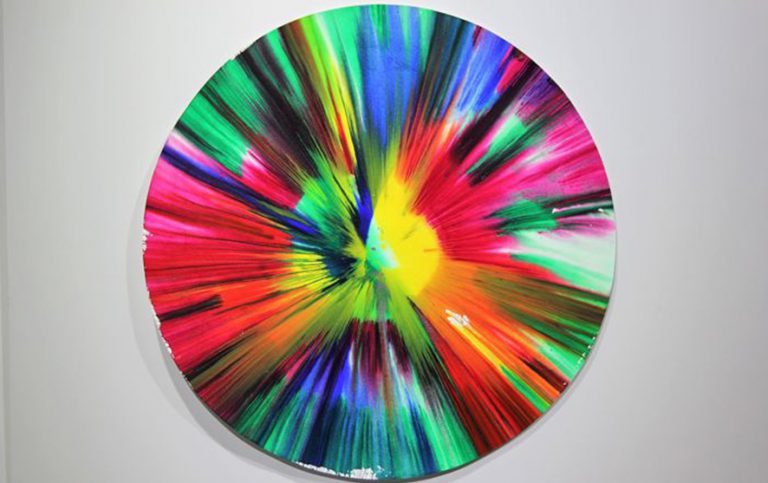 Spin paintings inspired by Damien Hirst | N Family Club