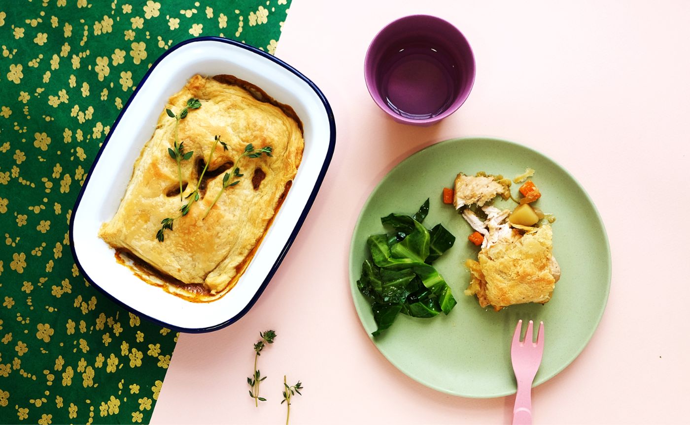 Chicken, Carrot and Leek Pie