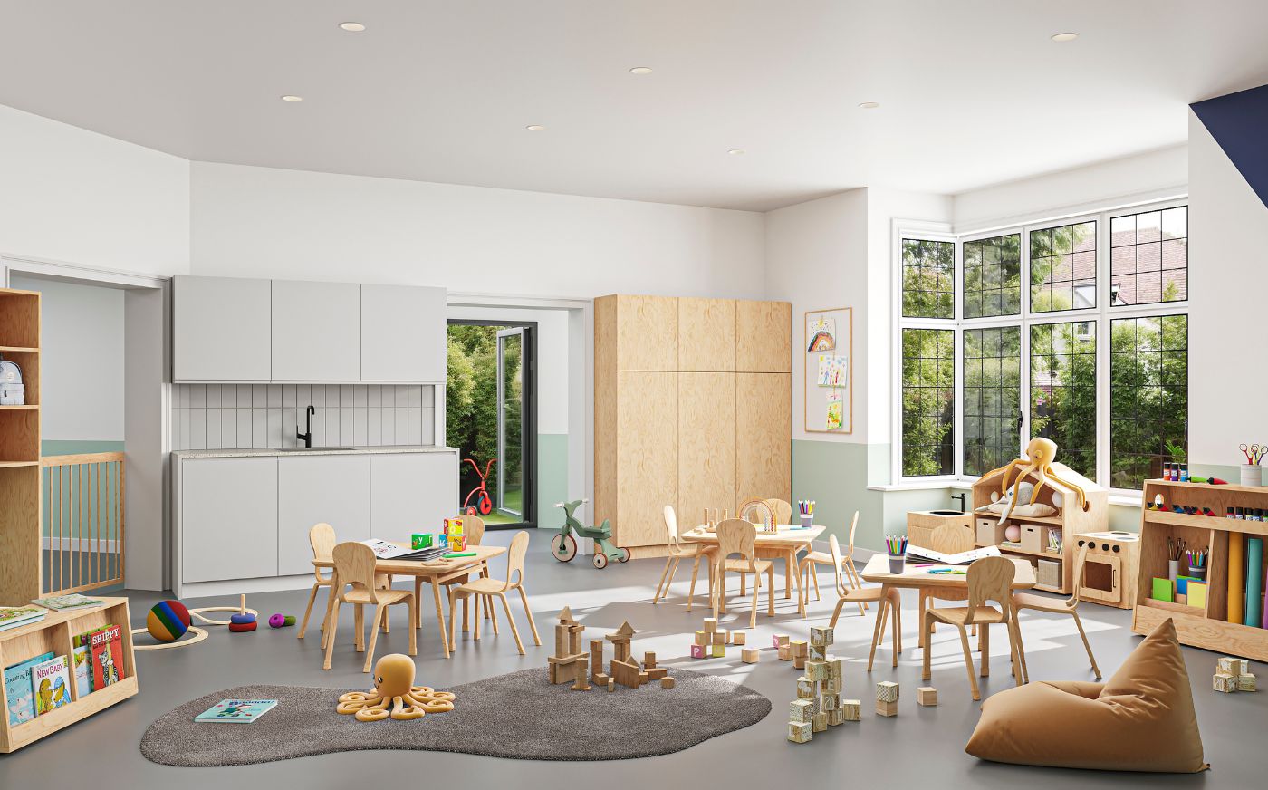 Nursery playroom - playful spaces for children