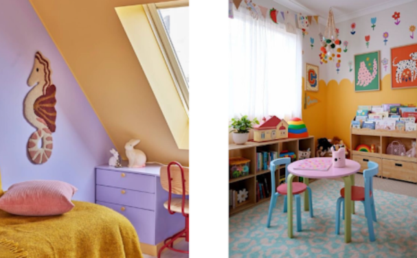 Colourful children's rooms